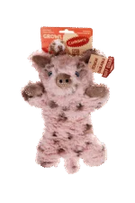 Peluche per cani con 5 squeaker e carta frusciante – Growl Cuddlerz Snorters il Maiale