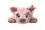Peluche per cani con 5 squeaker e carta frusciante – Growl Cuddlerz Snorters il Maiale - immagine 2