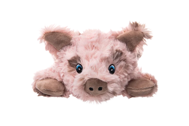 Peluche per cani con 5 squeaker e carta frusciante – Growl Cuddlerz Snorters il Maiale - immagine 2