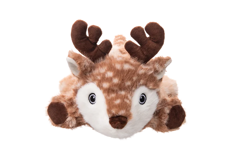 Pupazzo in peluche per cani con cuciture robuste – Growl Snugglez Daisy la cerva - immagine 2