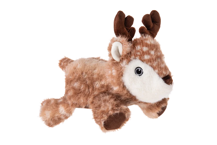 Pupazzo in peluche per cani con cuciture robuste – Growl Snugglez Daisy la cerva - immagine 3