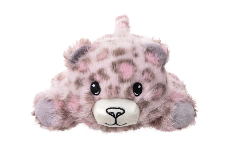 Peluche per cani con cuciture robuste – Growl Snugglez Sierra il leopardo delle nevi - immagine 2