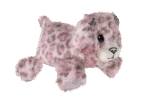 Peluche per cani con cuciture robuste – Growl Snugglez Sierra il leopardo delle nevi - immagine 3