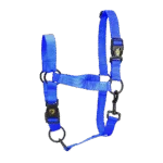 Cavezza in nylon con nasale regolabile, blu XS – Excellent Essential