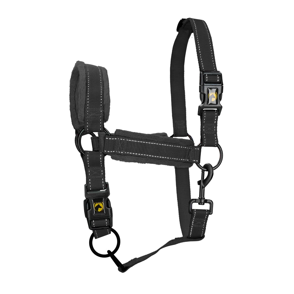 Cavezza con pile e dettagli riflettenti, nera M – Excellent Superior - immagine 1