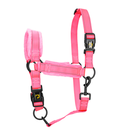 Cavezza con pile e dettagli riflettenti, rosa L – Excellent Superior