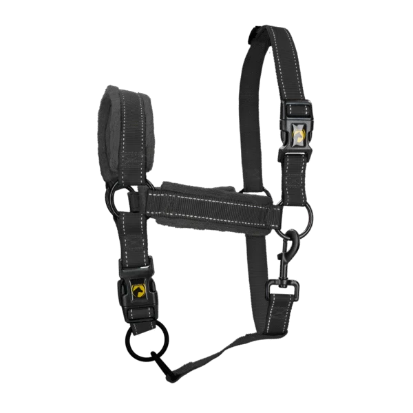 Capezza con pile e dettagli riflettenti, nera, XL – Excellent Superior