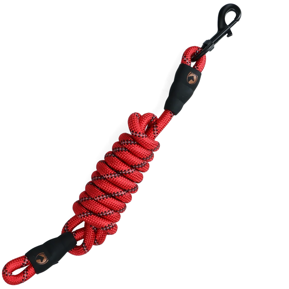 Lunghina con dettagli riflettenti, rossa, 2 m – Excellent Exclusive Reflective - immagine 2