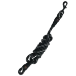 Corda per capezza con dettagli riflettenti, nera, 2 m – Excellent Exclusive Reflective - immagine 2