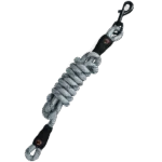 Corda per capezza con dettagli riflettenti, grigia, 2 m – Excellent Exclusive Reflective - immagine 2