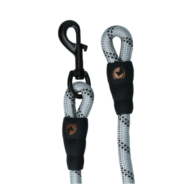 Corda per capezza con dettagli riflettenti, grigia, 2 m – Excellent Exclusive Reflective