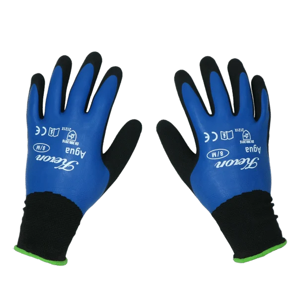 Guanti da lavoro in nylon con schiuma di lattice, resistenti all'acqua, taglia XL (10) – Keron Fine-knit Agua
