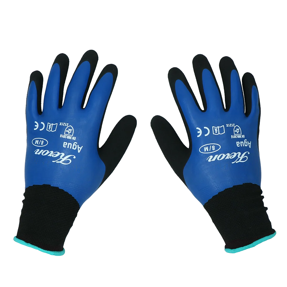 Guanti da lavoro in nylon con schiuma di lattice, resistenti all’acqua, taglia XXL (11) – Keron Fine-knit Agua - immagine 1