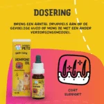 Olio per la cura della pelle dei cani con olio di semi di canapa, 10 ml – Excellent Pets HempOne Oil - immagine 5