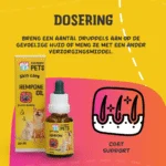 Olio per la cura della pelle dei cani con olio di semi di canapa, 20 ml – Excellent Pets HempOne Oil - immagine 5