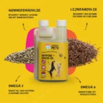 Miscela di oli per cani e gatti con olio di semi di canapa, 250 ml – Excellent Pets HempOne + Omega Oil - immagine 5