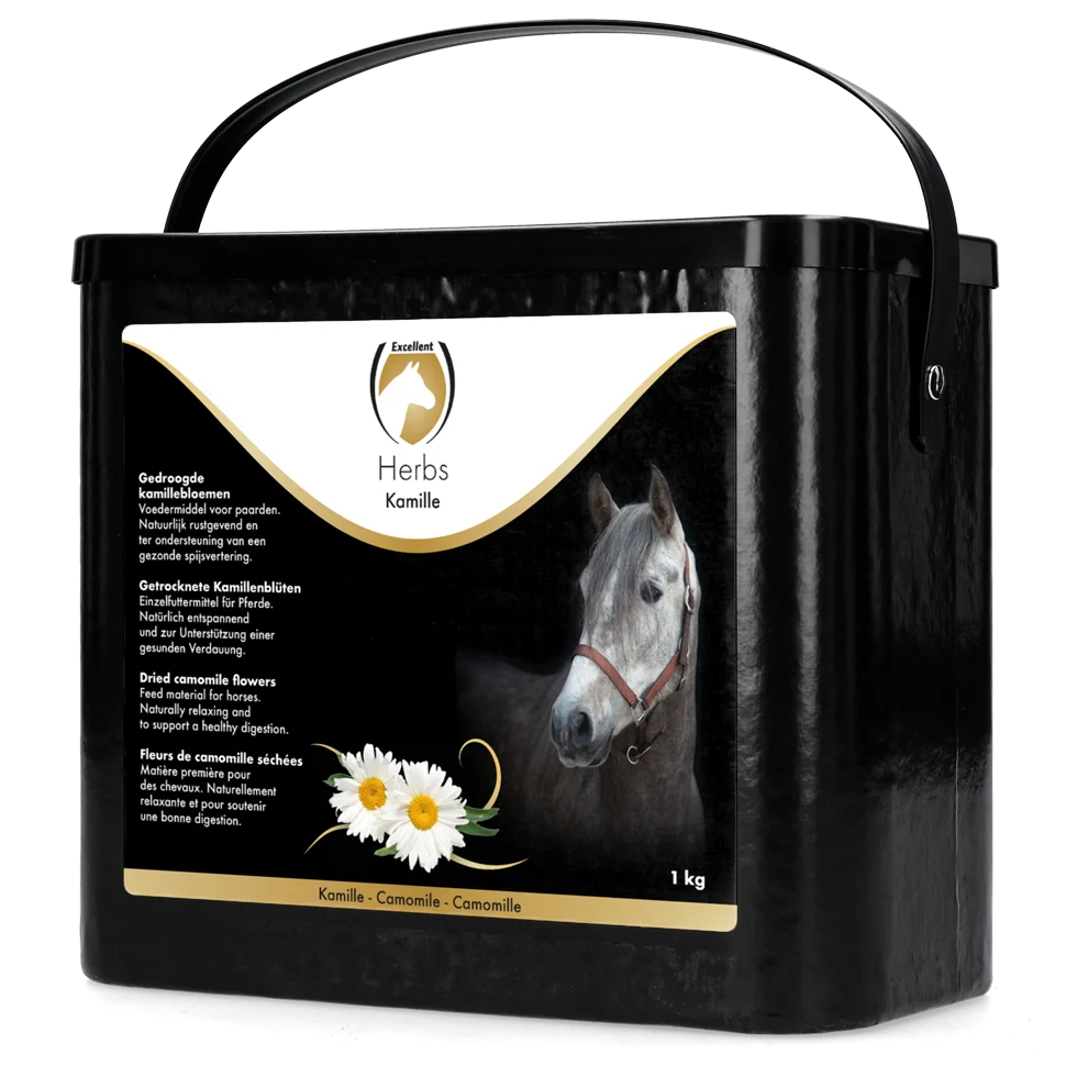 Camomilla per cavalli, per il rilassamento, 1 kg – Excellent Horse Herbs Kamille - immagine 1