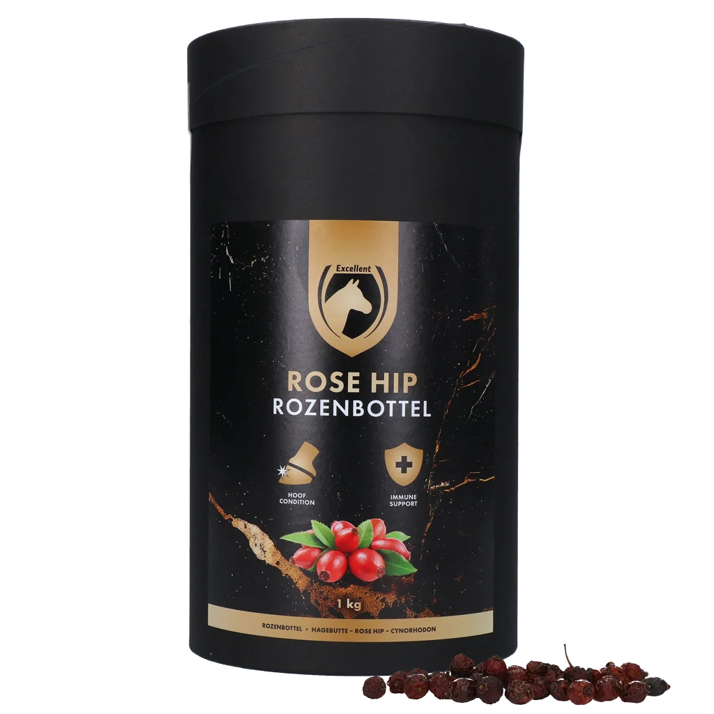 Rosa canina per cavalli, per il mantenimento di zoccoli sani, 1 kg – Excellent Horse Herbs Rosa canina - immagine 1