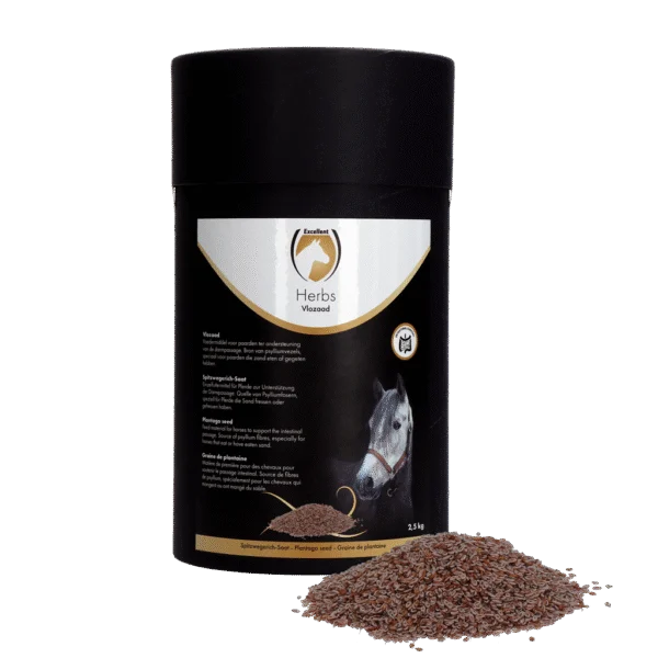 Semi di psillio per cavalli, 2,5 kg – Excellent Horse Herbs Vlozaad