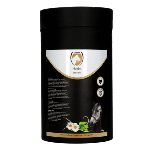 Miscela estiva di erbe per cavalli, 1 kg – Excellent Horse Herbs Zomermix