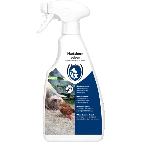 Spray all'odore di corno di cervo contro il morso della coda e i combattimenti – Excellent