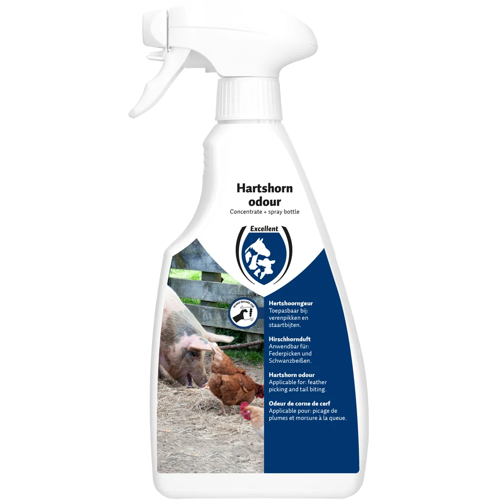 Spray all'odore di corno di cervo contro il morso della coda e i combattimenti – Excellent - immagine 1