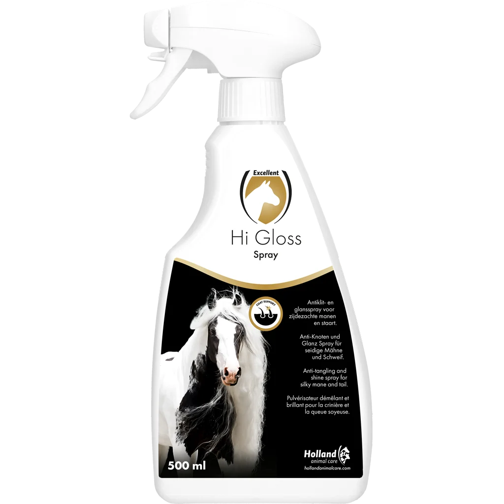 Spray districante per criniera e coda, 500 ml – Excellent Horse Hi Gloss Spray - immagine 1