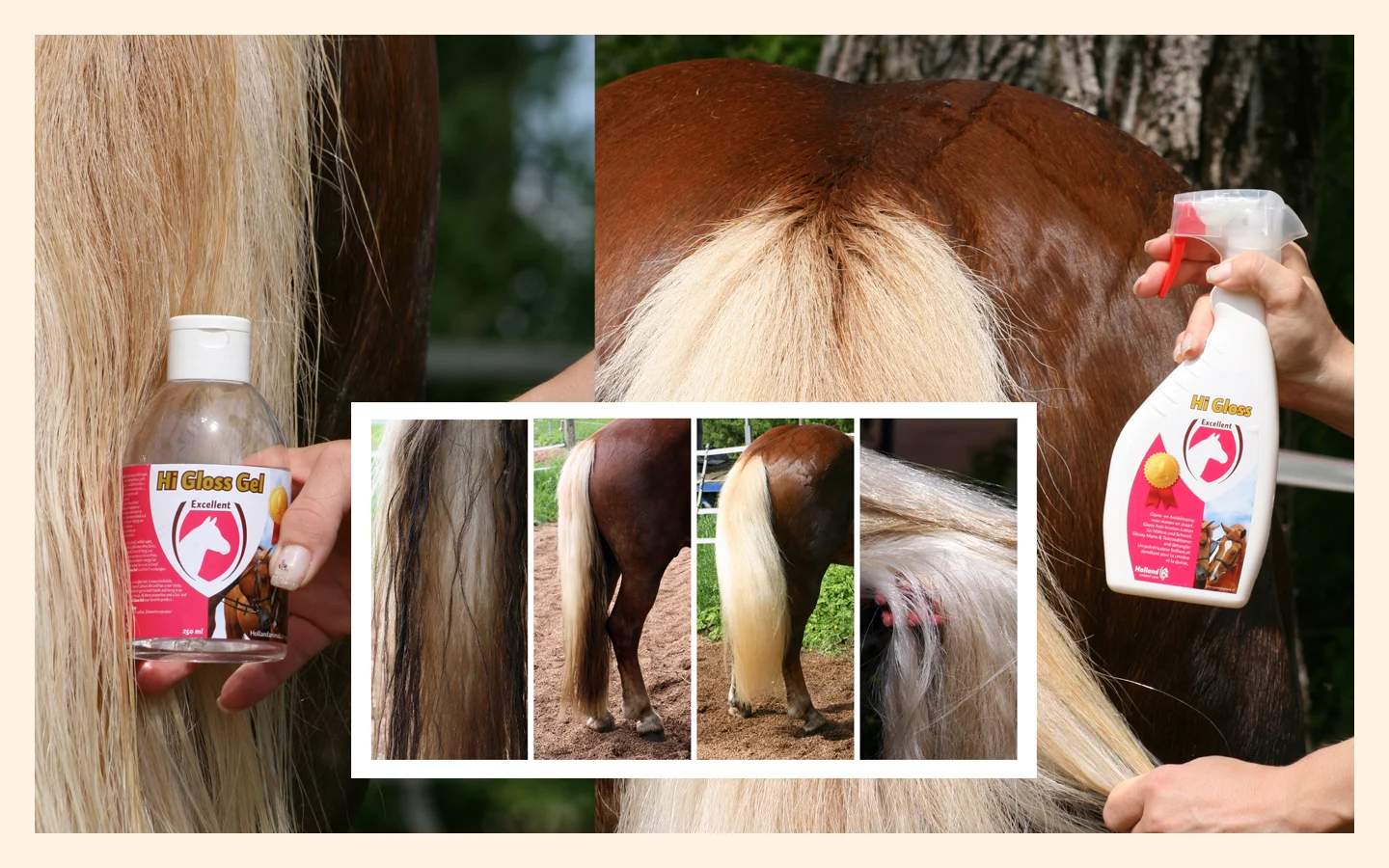 Spray districante per criniera e coda, 500 ml – Excellent Horse Hi Gloss Spray - immagine 2