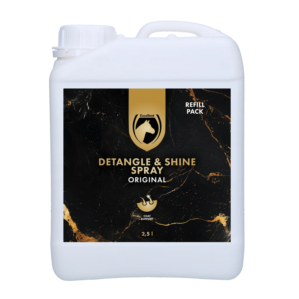 HIGL02500.png Spray per criniera e coda districante, 2,5 l – Excellent Horse Hi Gloss Spray Refill - immagine 1