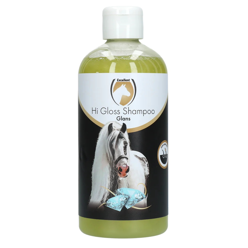Shampoo per cavalli per un mantello lucente, 500 ml – Excellent Horse Hi Gloss Shampoo Original - immagine 1