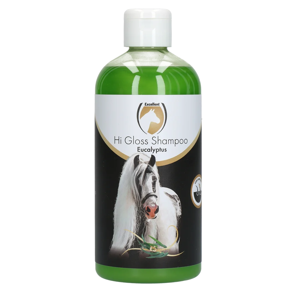 Shampoo per cavalli per un mantello lucido, 500 ml – Excellent Horse Hi Gloss Shampoo Eucalyptus - immagine 1
