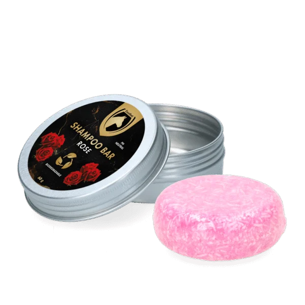 Shampoo solido per cavalli con balsamo, Rose, 60 g – Excellent Horse Hi Gloss Shampoo Bar