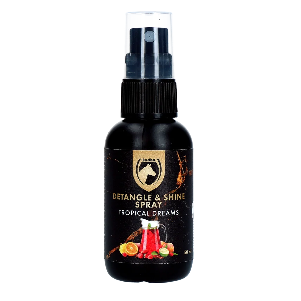 Spray districante per criniera e coda, confezione regalo 5 x 50 ml – Excellent Horse Detangle & Shine Spray - immagine 5