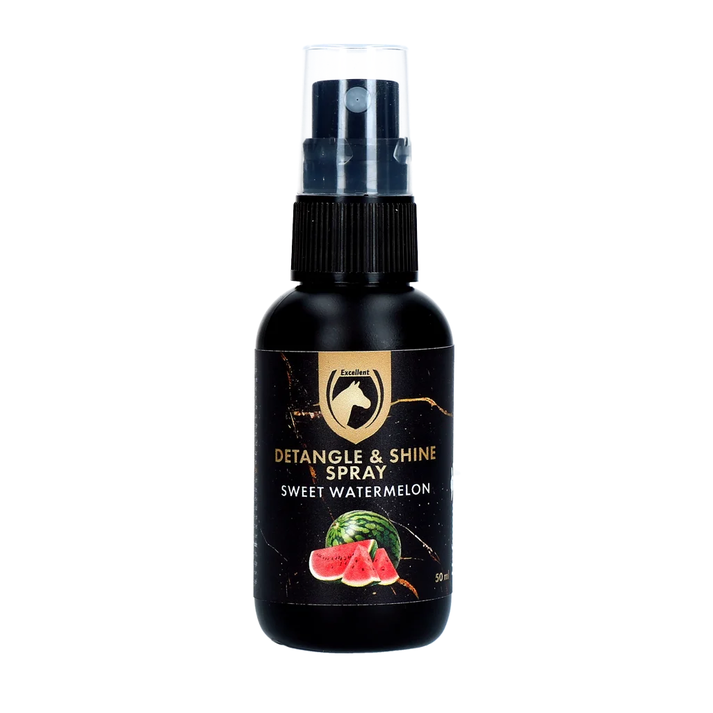 Spray districante per criniera e coda, 50 ml – Excellent Horse Detangle & Shine Spray Sweet Watermelon - immagine 1