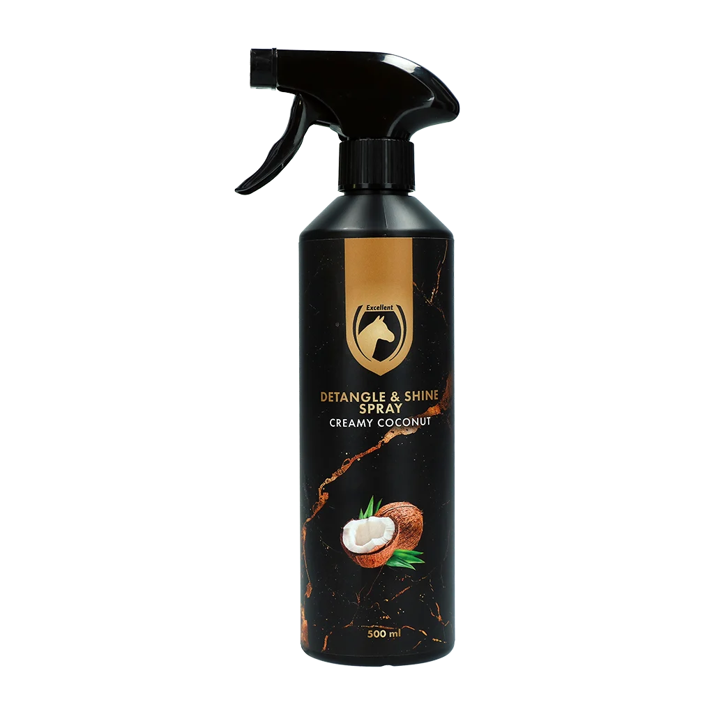 Spray districante per criniera e coda, 500 ml – Excellent Horse Detangle & Shine Spray Creamy Coconut - immagine 1