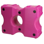 Blocchi cavaletti in plastica rosa, 2 pezzi, 40 x 30 x 15 cm – Vplast Cavaletti - immagine 2