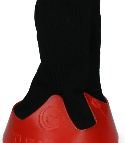 Stivaletto per zoccolo in materiale traspirante, 145 mm, rosso – Tubbease