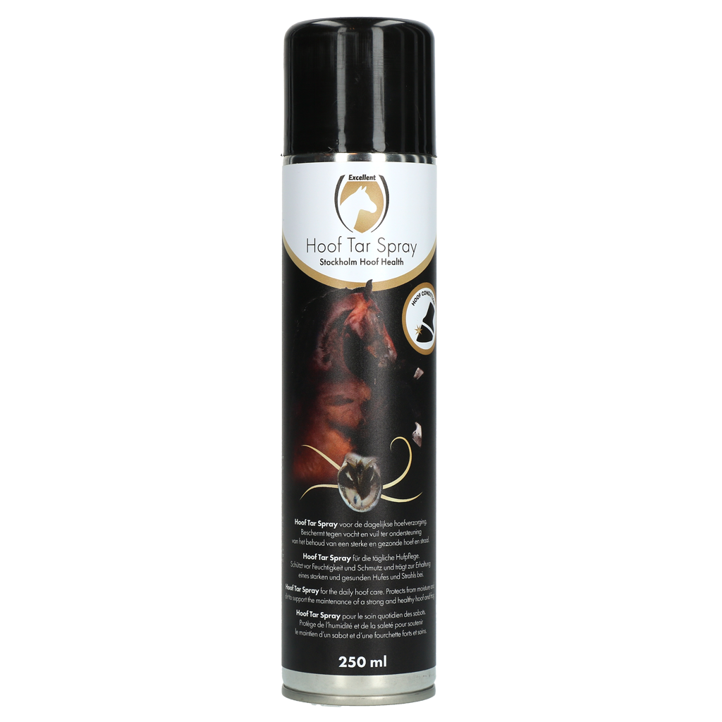 Hoefteerspray voor Dagelijkse Hoefverzorging, 250 ml Spray al catrame per la cura quotidiana degli zoccoli, 250 ml