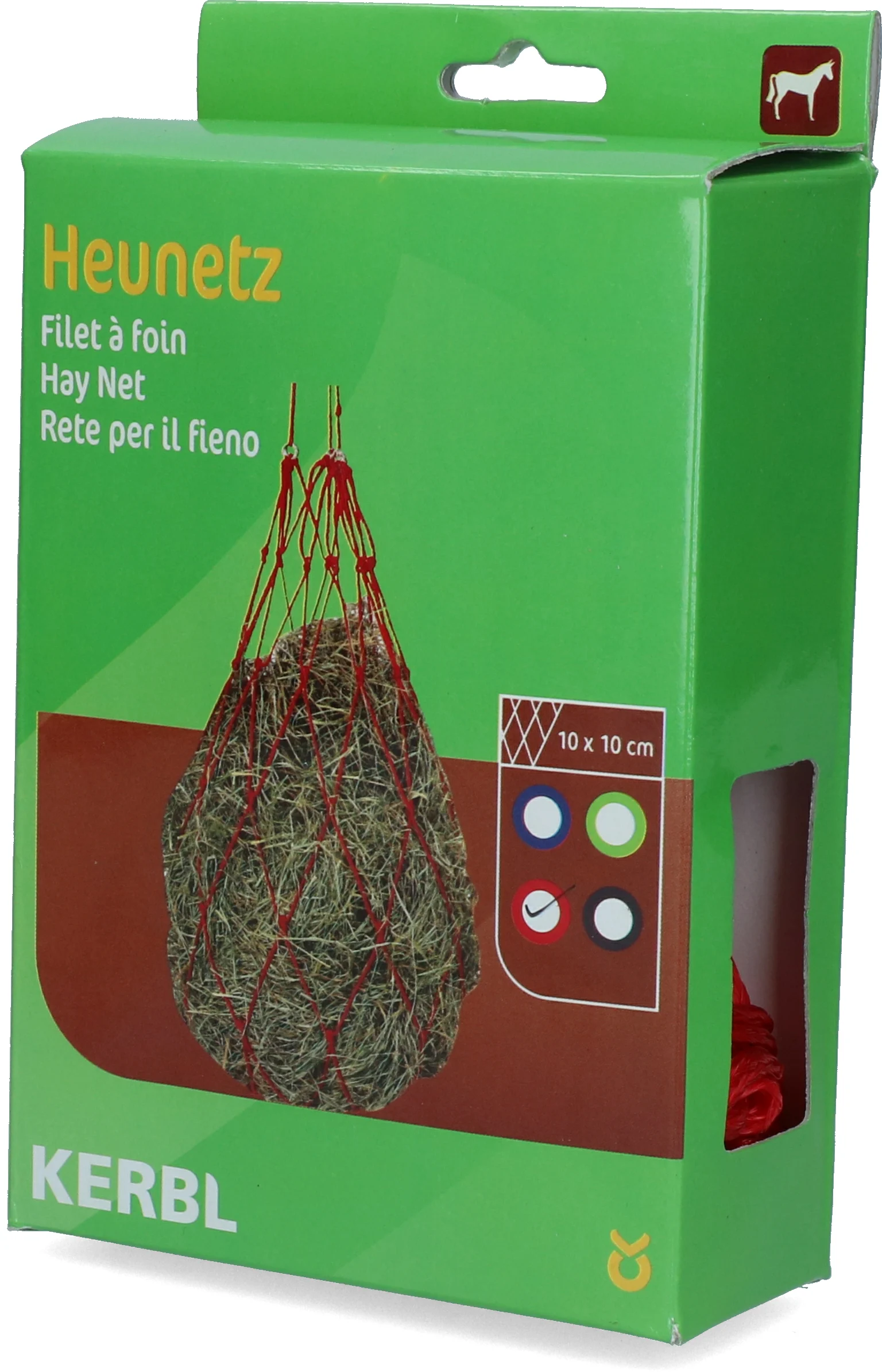 Rete da fieno Classic per cavalli, maglie da 10 x 10 cm - immagine 4