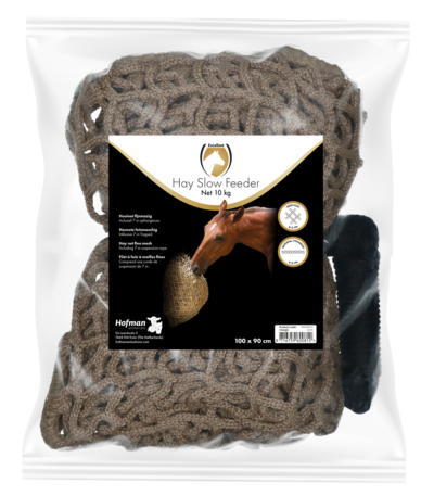 Rete slow feeder per cavalli, 10 kg, maglie da 45 mm – Hay Slow Feeder Net