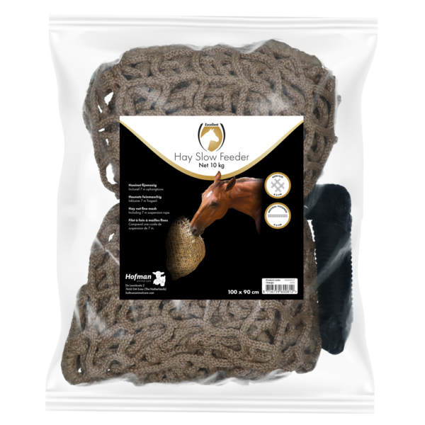 Rete slow feeder per cavalli, 10 kg, maglie da 45 mm – Hay Slow Feeder Net