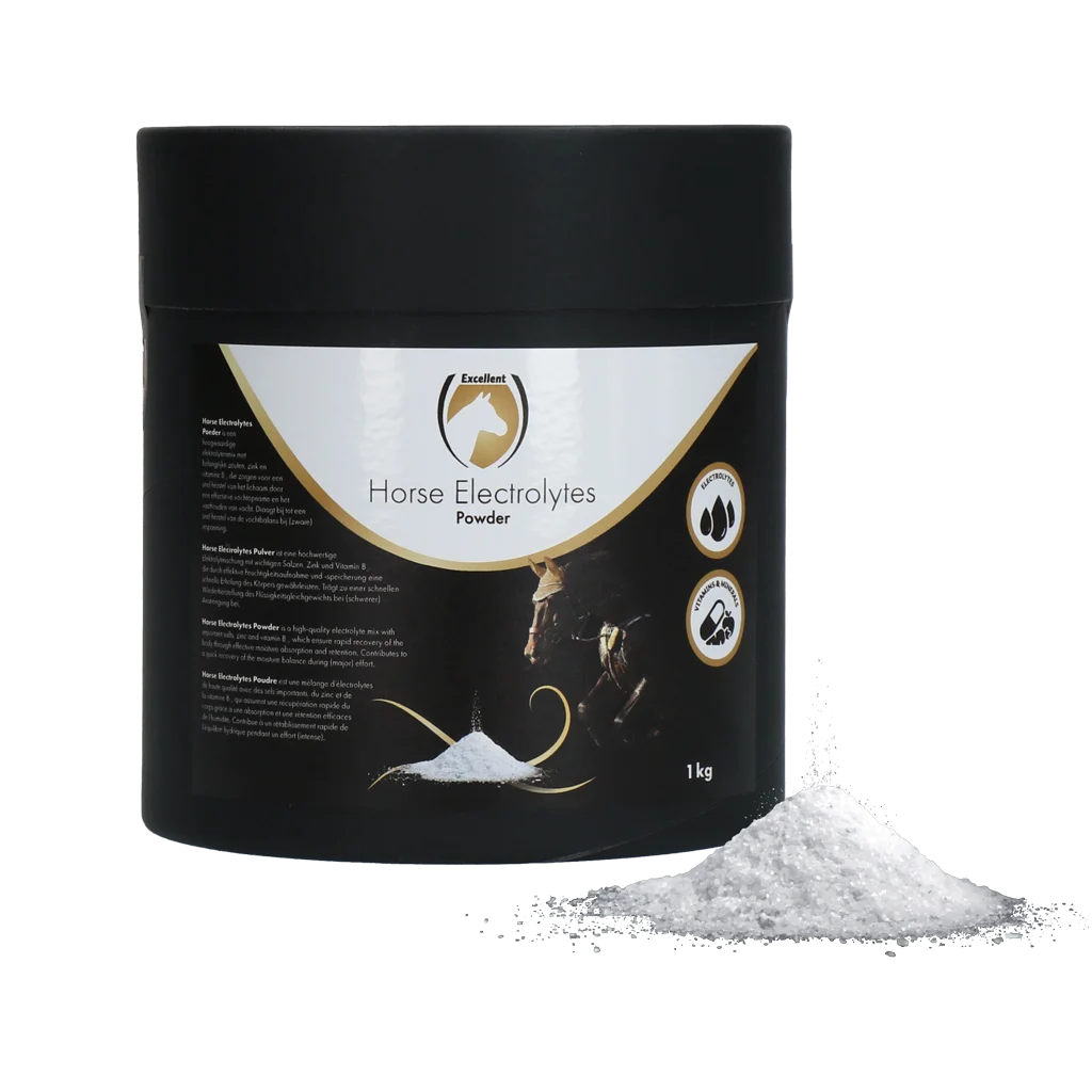 Polvere di elettroliti per cavalli, 1 kg – Excellent Horse Electrolytes Powder - immagine 1