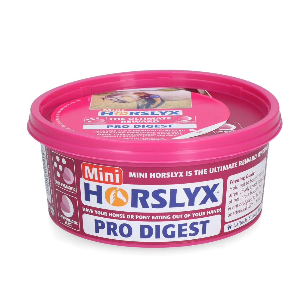 Leccornia per cavalli da offrire come premio, 650 g – Horslyx Mini Spijsvertering - immagine 1