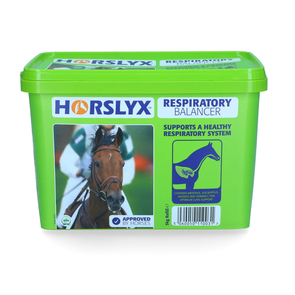 Leccornia per cavalli come ricompensa, 5 kg – Horslyx Respiratory Balancer - immagine 1