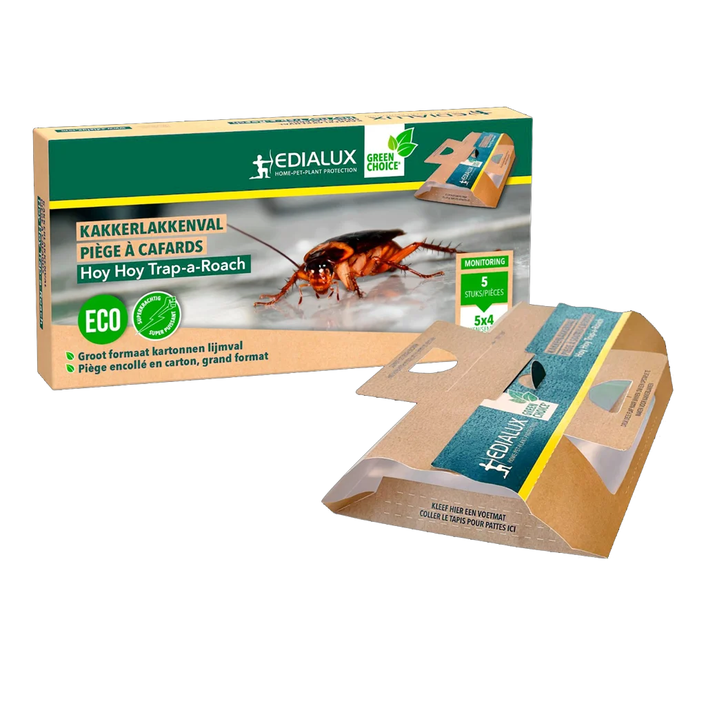 Trappola per scarafaggi con esca, 5 pezzi – Hoy Hoy Trap-A-Roach - immagine 1