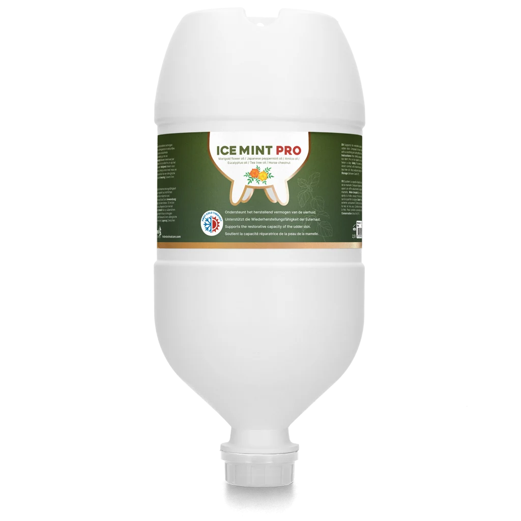 Gel per la mammella con calendula in tubo appendibile, 2,5 l – Vet Animal Care Ice Mint Pro - immagine 1