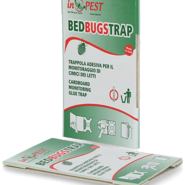 Trappole di monitoraggio per cimici dei letti con superficie adesiva, 16 x 8,5 cm, 10 pezzi – Hofman Pest Control