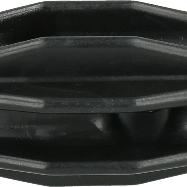 Isolatore angolare con tenditore finale per filo elettrico, corda e nastro, nero – ZoneGuard