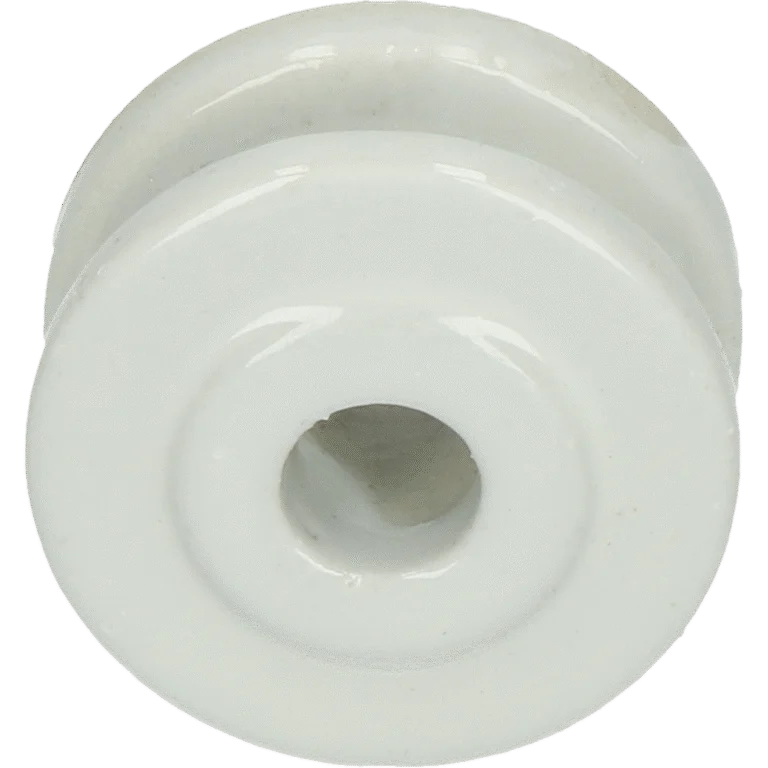 Isolatore angolare in porcellana, diametro esterno 50 mm, bianco – ZoneGuard