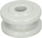 Isolatore angolare in porcellana, diametro esterno 50 mm, bianco – ZoneGuard - immagine 2